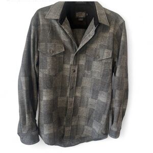 Pendleton Men’s Small Thomas Kay Pendleton Wool Button Jacket Flannel Plaid